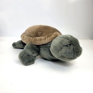 Dakin Lou Rankin Friends Slowpoke Turtle Tortoise Plush 15" Green Brown Applause